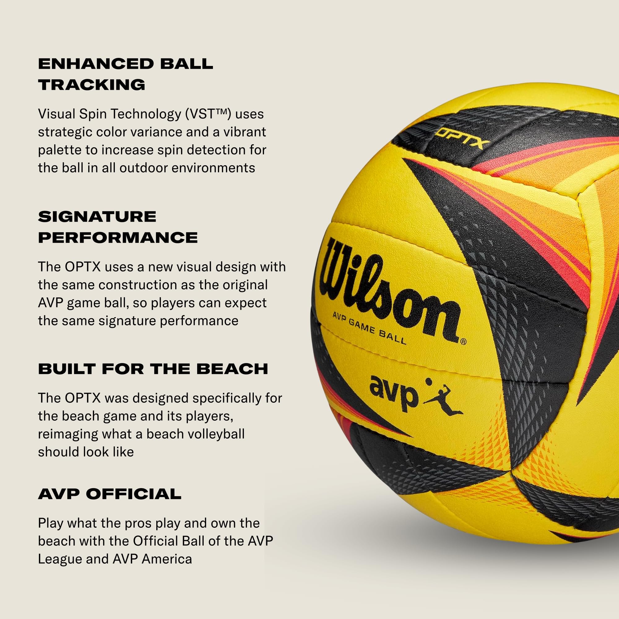 Amazon | Wilson OPTX AVP 公式バレーボール イエロー (WTH00020ID